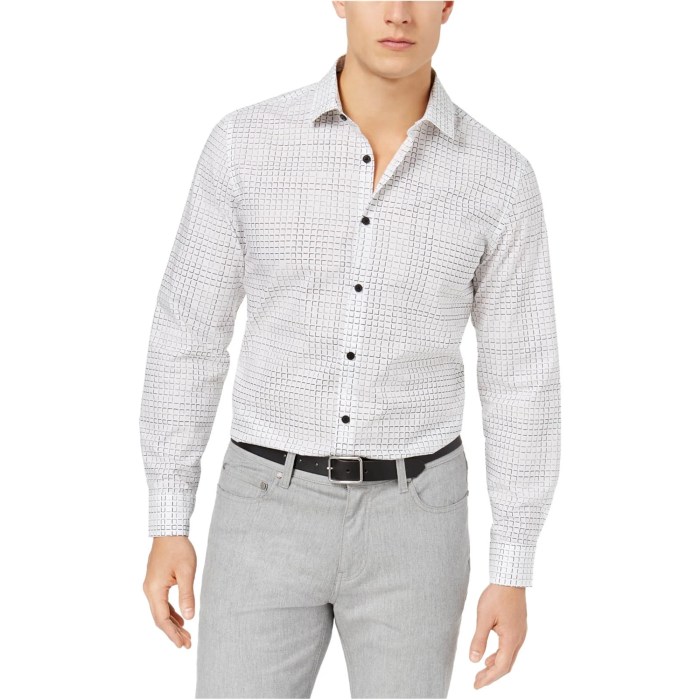 Alfani men's dress shirts slim fit