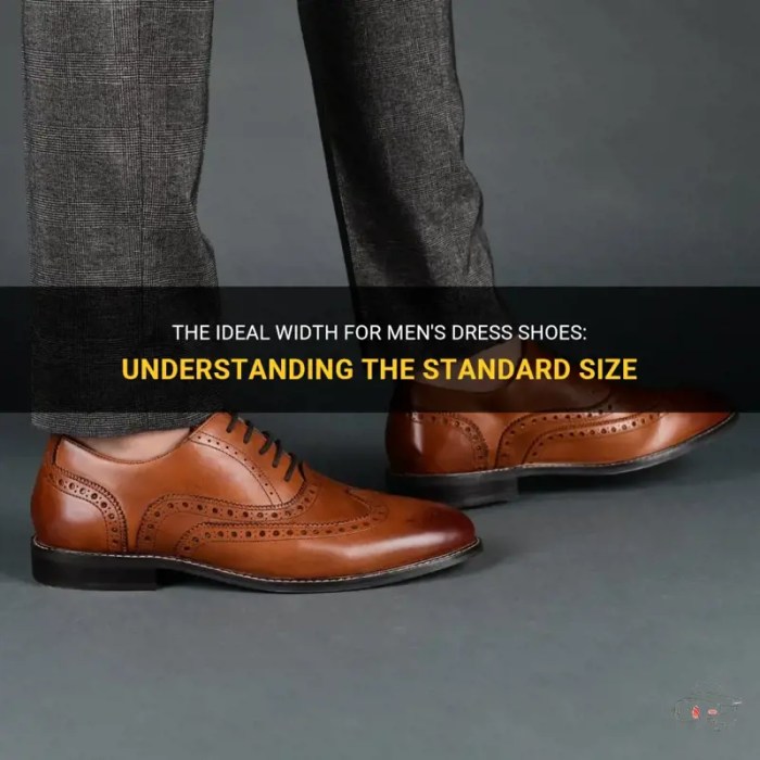 Mens dress shoe widths