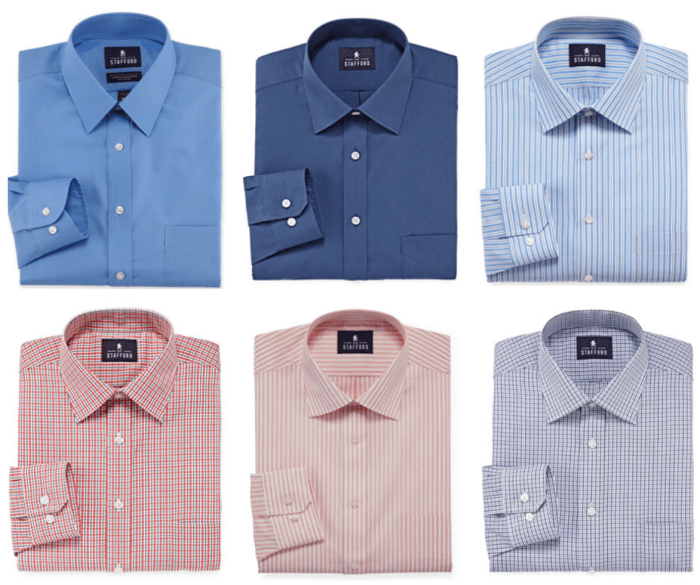 Men's stafford short sleeve dress shirts