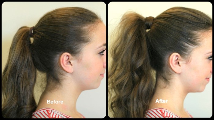 How to make own ponytail decoration