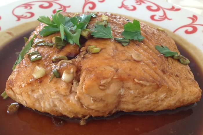 How to cook salmon fillet chinese style