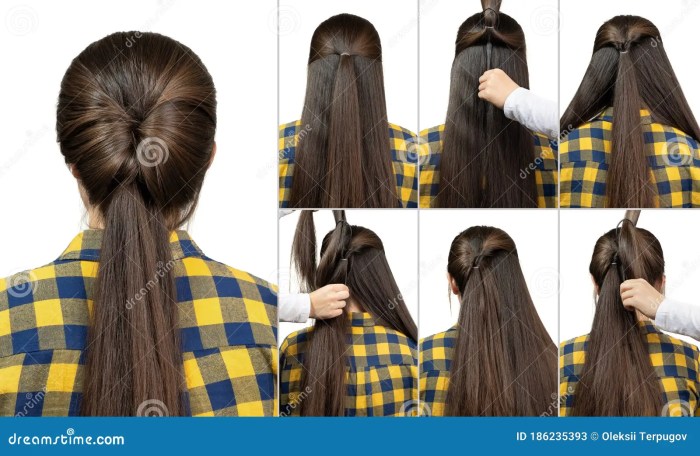 How to make own ponytail decoration