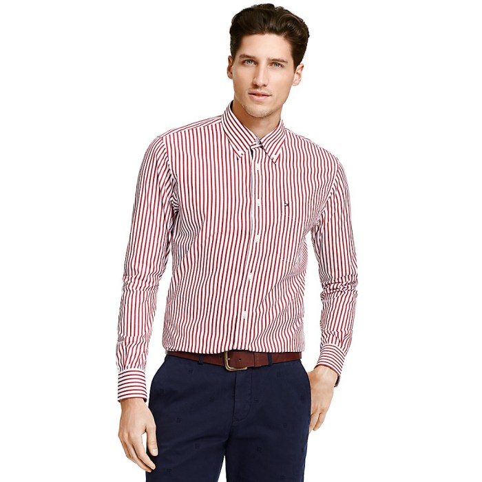 Pinstripe dress shirt men's