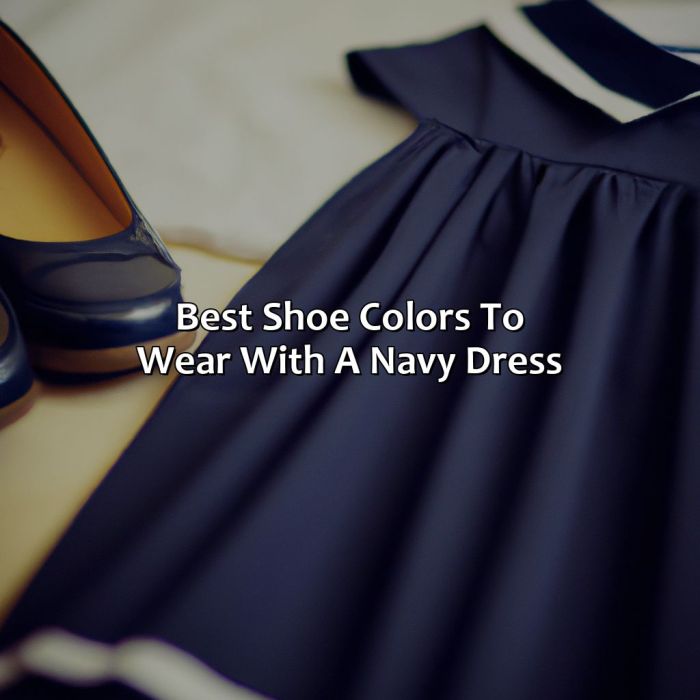 Best color shoe for navy dress